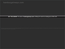 Tablet Screenshot of booking.hamburgairways.com